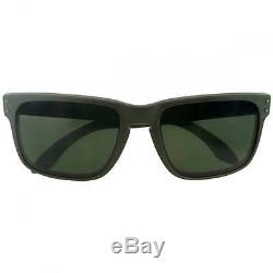 Oakley Holbrook Mens Matte Green Sunglasses With Plutonite Lens & O Matter Frame