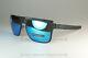 Oakley Holbrook Metal Moto Gp Sunglasses Oo4123-10 Matte Black With Prizm Sapphire