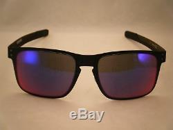 Oakley Holbrook Metal Matte Black w +Red Iridium Lens NEW sunglasses (oo4123-02)