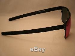Oakley Holbrook Metal Matte Black w +Red Iridium Lens NEW sunglasses (oo4123-02)