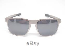 Oakley Holbrook Metal OO4123-0355 Satin Chrome OO4123-03 Sunglasses