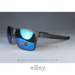 Oakley Holbrook Metal POLARIZED Sunglasses OO4123-0755 Gunmetal WithPRIZM Sapphire