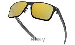 Oakley Holbrook Metal POLARIZED Sunglasses OO4123-2055 Polished Black/PRIZM 24K