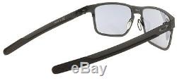 Oakley Holbrook Metal Sunglasses OO4123-0155 Matte Black Grey Lens BNIB