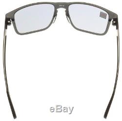 Oakley Holbrook Metal Sunglasses OO4123-0155 Matte Black Grey Lens BNIB