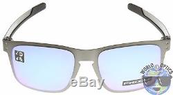 Oakley Holbrook Metal Sunglasses OO4123-0755 Gunmetal Prizm Sapphire Polarized