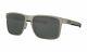 Oakley Holbrook Metal Sunglasses Oo4123-0955 Satin Chrome With Przm Blk Polar Lens