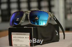 Oakley Holbrook Mix Frostwood Prizm Sapphire Iridium OO9384-12 Sonnenbrille