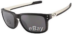 Oakley Holbrook Mix Sunglasses OO9384-0457 Woodgrain Prizm Black Lens BNIB