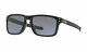 Oakley Holbrook Mix Sunglasses Oo9385-01 Polished Black Frame With Grey Asia Fit