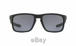 Oakley Holbrook Mix Sunglasses OO9385-01 Polished Black Frame With Grey ASIA FIT
