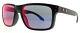 Oakley Holbrook Oo9102-36 Matte Black Red Iridium Lens Men's Sunglasses 55mm