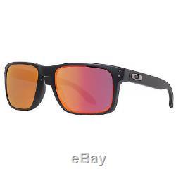 Oakley Holbrook OO9102-51 55mm Matte Black Ruby Iridium Polarized Sunglasses