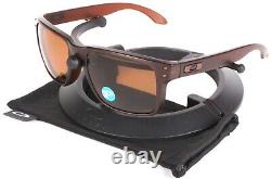 Oakley Holbrook POLARIZED Sunglasses OO9102-03 Matte Rootbeer With Bronze Lens
