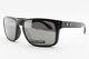 Oakley Holbrook Polarized Sunglasses Oo9102-d655 Matte Black With Prizm Black Lens