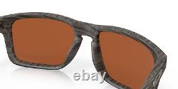 Oakley Holbrook POLARIZED Sunglasses OO9102-J855 Woodgrain /PRIZM Shallow Water