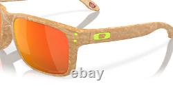 Oakley Holbrook POLARIZED Sunglasses OO9102-Y855 Stone Desert Tan With PRIZM Ruby