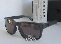 Oakley Holbrook Polarized Sunglasses OO9244-18 Steel Frame With Prizm Daily Lens