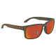 Oakley Holbrook Prizm Ruby Rectangular Men's Sunglasses Oo9102 9102e7 55