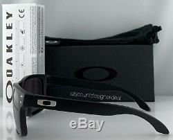 Oakley Holbrook Square Sunglasses OO9102-01 Matte Black Warm Grey Lenses NEW