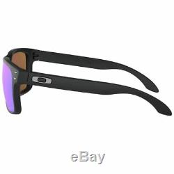 Oakley Holbrook Sunglasses Matte Black withPrizm Sapphire Lens Men OO9102 F055