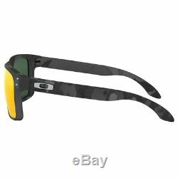 Oakley Holbrook Sunglasses Men Black Camo withPrizm Ruby Lens OO9102 E955