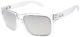 Oakley Holbrook Sunglasses Oo9102-06 Polished Clear Chrome Iridium Lens Bnib