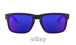 Oakley Holbrook Sunglasses OO9102-36 Matte Black With Positive Red Iridium 57MM