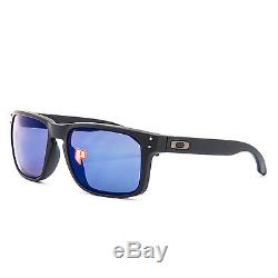 Oakley Holbrook Sunglasses OO9102-52 Matte Black / Ice Iridium Polarized Lens