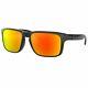 Oakley Holbrook Sunglasses Polished Black Withprizm Ruby Polarized Lens Men Oo9102