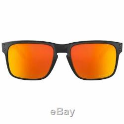 Oakley Holbrook Sunglasses Polished Black withPrizm Ruby Polarized Lens Men OO9102