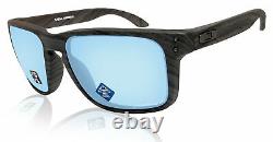 Oakley Holbrook XL Woodgrain Prizm Deep Water Polarized Blue Sunglasses 0OO9417