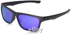 Oakley Holston OO9334-09 Sunglasses Matte Black Violet Iridium Lens 9334 09