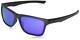 Oakley Holston Oo9334-09 Sunglasses Matte Black Violet Iridium Lens 9334 09