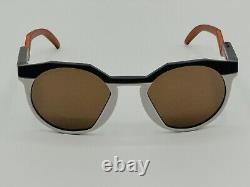 Oakley Hstn Sunglasses Matte Carbon Frame Prizm Tungsten Lens Bronze