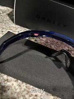 Oakley Hydra Sunglasses Translucent Blue Prizm Jade Mirrored 137mm