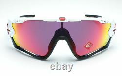 Oakley JAWBREAKER Sunglasses OO9290-05 Polished White With PRIZM ROAD