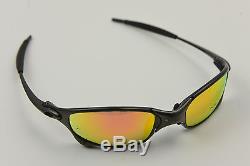 Oakley JULIET X-Metal Sunglasses Carbon/Ruby Iridium