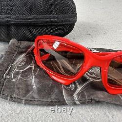 Oakley Jawbone 04-210 Sunglasses Red 62 18 Removable Lenses