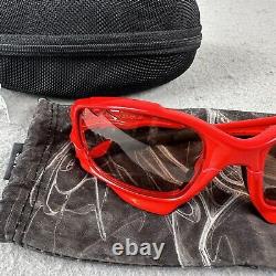 Oakley Jawbone 04-210 Sunglasses Red 62 18 Removable Lenses