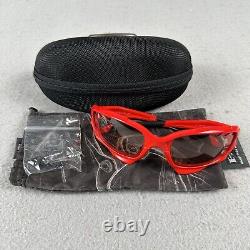 Oakley Jawbone 04-210 Sunglasses Red 62 18 Removable Lenses