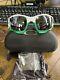 Oakley Jawbone Pearl White/team Green Sunglasses Black Iridium Very Nice