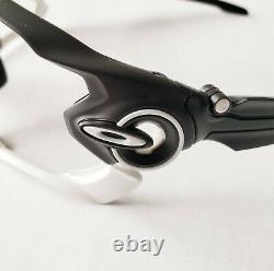 Oakley Jawbreaker Matte Black White Jaws Replacement Frame Only Authentic
