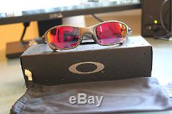 Oakley Juliet Sunglasses X-metal Ruby Iridium Lens With Juliet Coin