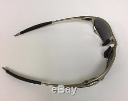 Oakley Juliet Titanium X-Metal Sunglasses with Polarized Blue Iridium Lenses