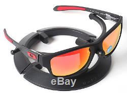 Oakley Jupiter Squared Carbon Fiber Sunglasses with Ruby Iridium Polarized Lenses