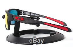 Oakley Jupiter Squared Carbon Fiber Sunglasses with Ruby Iridium Polarized Lenses