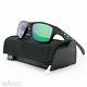 Oakley Jupiter Squared Sunglasses Oo9135-05 Polished Black / Jade Iridium Lens