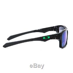 Oakley Jupiter Squared Sunglasses OO9135-05 Polished Black / Jade Iridium Lens