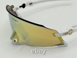 Oakley Kato Sunglasses Mark Cavendish Limited White Frame / 24k Prizm Gold Lens